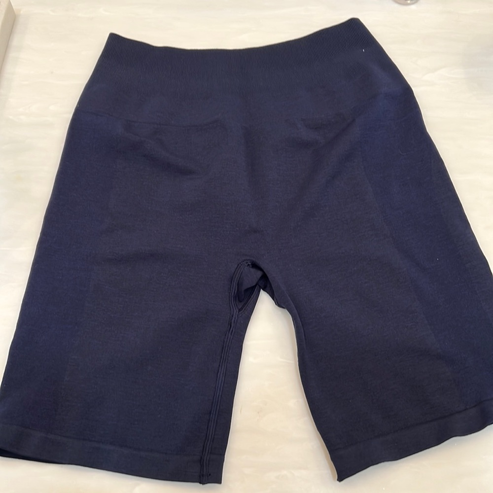 Alphalete amplify bikers tuxedo blue